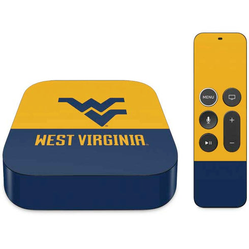 West Virginia University WV Yello split Apple TV Skin